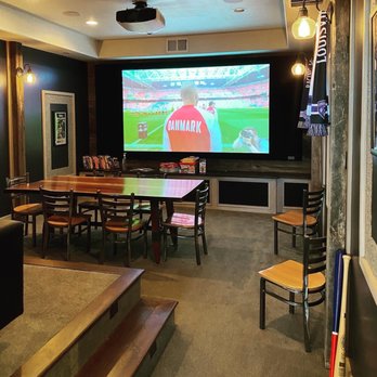 Hotel Marty - One of several screens for watching sports. - Coffee & Tea Near Me - Louisville, Kentucky