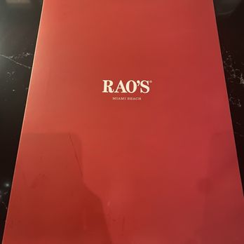 Rao's Miami Beach - Italian Near Me - Miami Beach, Florida Rao's Miami Beach - Italian Near Me - Miami Beach, Florida