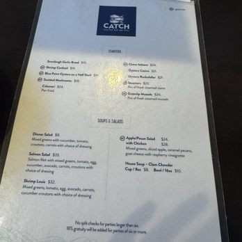 Catch Seafood Bar And Grill - Menu - Seafood Near Me - Paso Robles, California Catch Seafood Bar And Grill - Menu - Seafood Near Me - Paso Robles, California