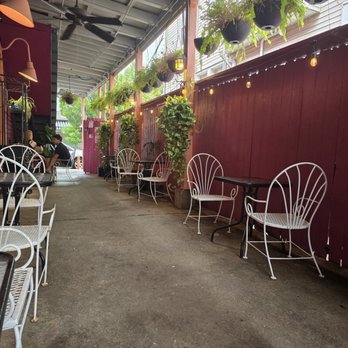 Le Ponce - romantic, quaint, lush dining area. - Coffee & Tea Near Me - New Orleans, Louisiana