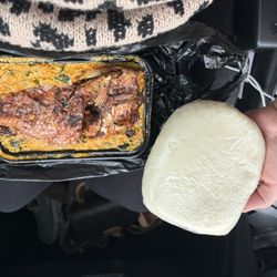 Oringo Africana - Egusi soup served with fufu