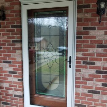 Wilson Precision Window and Door - Decorative entry door with security storm door - Windows Installation Near Me - Harrison City, Pennsylvania Wilson Precision Window and Door - Decorative entry door with security storm door - Windows Installation Near Me - Harrison City, Pennsylvania