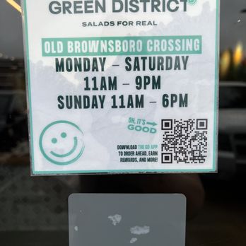 Green District - Hours of operation - Salad Near Me - Louisville, Kentucky Green District - Hours of operation - Salad Near Me - Louisville, Kentucky
