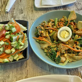 Satay Sate - House Salad with Acar + Gado-Gado - Indonesian Near Me - Toronto, Ontario