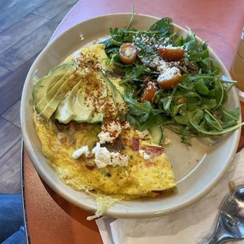 Snooze, an A.M. Eatery - Garden Harvest Omelet - Breakfast & Brunch Near Me - Denver, Colorado Snooze, an A.M. Eatery - Garden Harvest Omelet - Breakfast & Brunch Near Me - Denver, Colorado