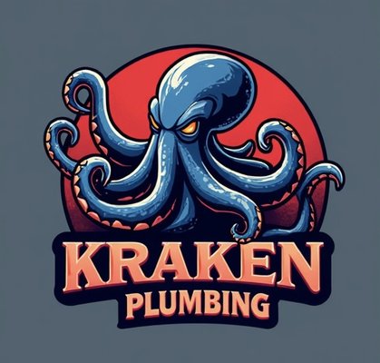 Kraken Plumbing Logo