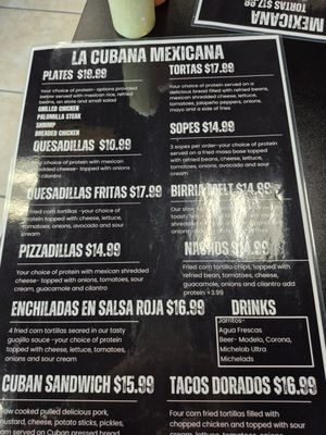 Menu photo 1 La Cubana Mexicana Lighthouse Point, FL Menu photo 1 La Cubana Mexicana Lighthouse Point, FL