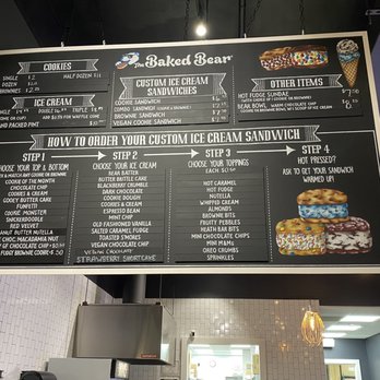 The Baked Bear - Menu - Ice Cream & Frozen Yogurt Near Me - Long Branch, New Jersey The Baked Bear - Menu - Ice Cream & Frozen Yogurt Near Me - Long Branch, New Jersey