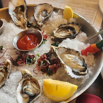 Rock'N Fish - Oysters on a half shell - Seafood Near Me - Manhattan Beach, California Rock'N Fish - Oysters on a half shell - Seafood Near Me - Manhattan Beach, California