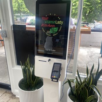 Your Vitamin Lady Kitchen - Ordering kiosk (can also order up front) - Salad Near Me - Atlanta, Georgia Your Vitamin Lady Kitchen - Ordering kiosk (can also order up front) - Salad Near Me - Atlanta, Georgia