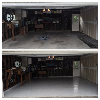 Angel's Paint & Epoxy - Before and after. - Flooring Near Me Angel's Paint & Epoxy - Before and after. - Flooring Near Me