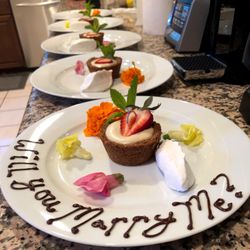 Mint Personal Chef - Vegan Key Lime Pie for a proposal
