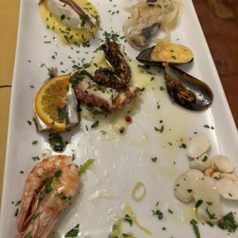 Enoteca Mascareta - Fish plate. Couldn't wait to taster before we took a photo. - Wine Bars Near Me - Venezia, VE Enoteca Mascareta - Fish plate. Couldn't wait to taster before we took a photo. - Wine Bars Near Me - Venezia, VE