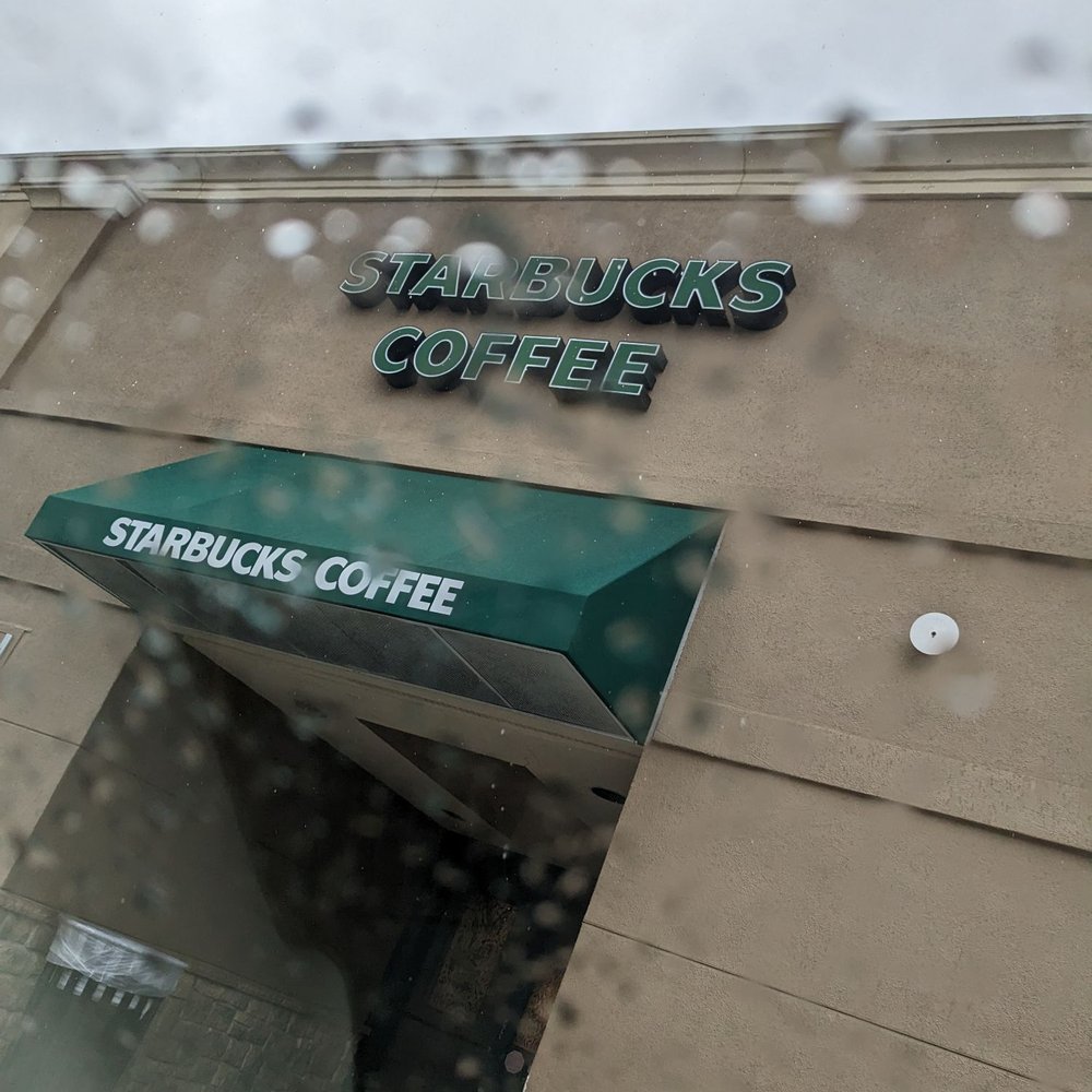 Starbucks - Entrance on a rainy day - Coffee & Tea Near Me - El Segundo, California Starbucks - Entrance on a rainy day - Coffee & Tea Near Me - El Segundo, California