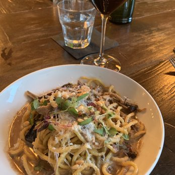Spuntino - Mushroom balsamic pasta - Italian Near Me - Denver, Colorado Spuntino - Mushroom balsamic pasta - Italian Near Me - Denver, Colorado