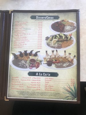 Menu photo 4 El Charro Cafe Tulare, CA