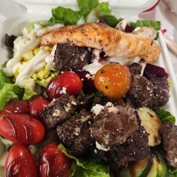 Roots And Greens - Large Salad with Dressing: Caesar & balsamic vinegar $19.99 - Salad Near Me - Honolulu, Hawaii Roots And Greens - Large Salad with Dressing: Caesar & balsamic vinegar $19.99 - Salad Near Me - Honolulu, Hawaii