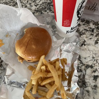 KFC - 9 bucks. Stale partial fries and weak chicken sandwich - Fast Food Near Me - Surprise, Arizona KFC - 9 bucks. Stale partial fries and weak chicken sandwich - Fast Food Near Me - Surprise, Arizona