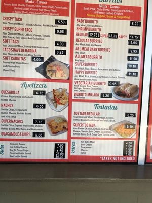 Menu photo 6 Taqueria Senaida's Hayward, CA