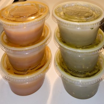 Tacos Los Compadres - Red and Green Salsas - Tacos Near Me - Crittenden, Kentucky