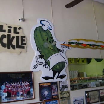 Lil' Pickle USA - Store mascot - Sandwiches Near Me - Costa Mesa, California Lil' Pickle USA - Store mascot - Sandwiches Near Me - Costa Mesa, California