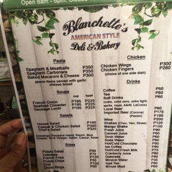 Blanchette's - Delis Near Me - Angeles City, PAM