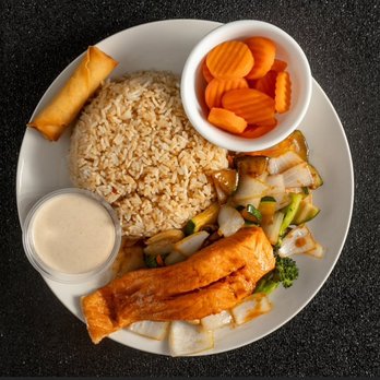 Hibachi Express - H9 Salmon Plate - Japanese Near Me - King, North Carolina Hibachi Express - H9 Salmon Plate - Japanese Near Me - King, North Carolina