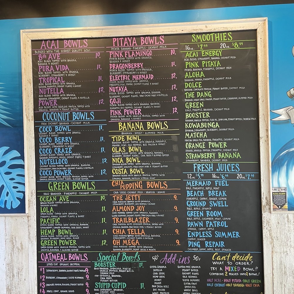 Playa Bowls - Juice Bars & Smoothies Near Me - Davie, Florida Playa Bowls - Juice Bars & Smoothies Near Me - Davie, Florida