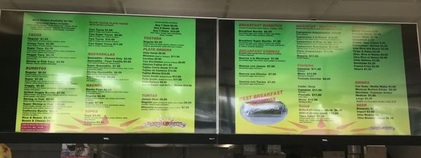 Menu photo 5 Taqueria Modesto Modesto, CA