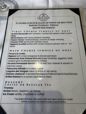 Menu photo 7 Lucio's Closter, NJ