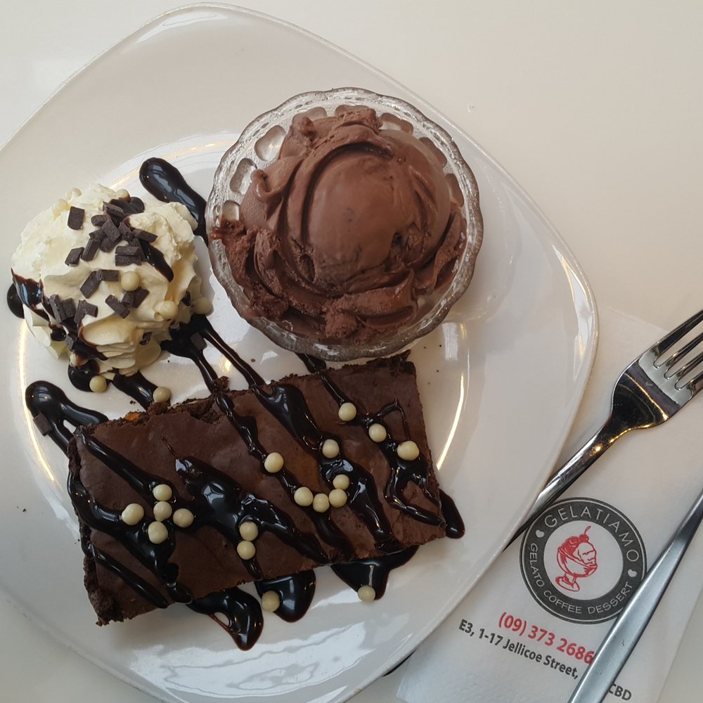 Gelatiamo - Brownie from the top - Specialty Food Near Me - Auckland, AUK Gelatiamo - Brownie from the top - Specialty Food Near Me - Auckland, AUK