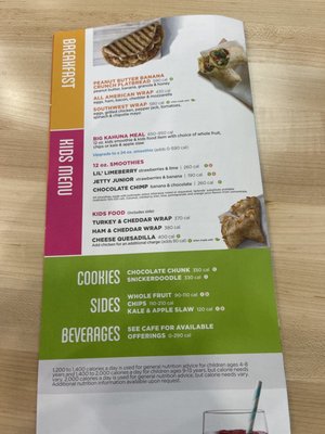 Menu photo 2 Tropical Smoothie Cafe Scottsdale, AZ Menu photo 2 Tropical Smoothie Cafe Scottsdale, AZ