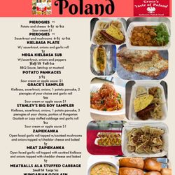 Grace’s Taste of Poland - Our Menu