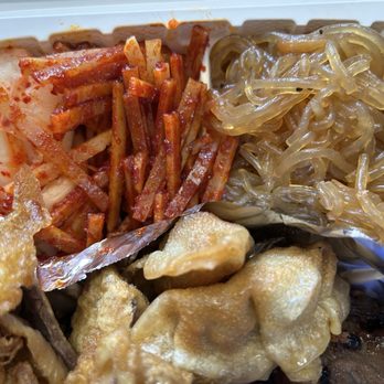 Gina's Kapolei - Shoyu potato, taegu, chop chae, mandoo - Barbeque Near Me - Kapolei, Hawaii