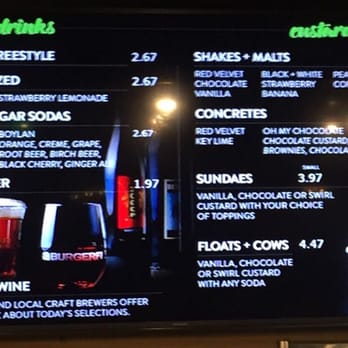 BurgerFi - Drink and Desert Menu - Hot Dogs Near Me - Woodbridge, Virginia BurgerFi - Drink and Desert Menu - Hot Dogs Near Me - Woodbridge, Virginia