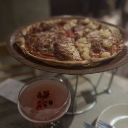 Made in Italy Sydney CBD - Meat Lovers + pineapple  Watermelon Mocktail