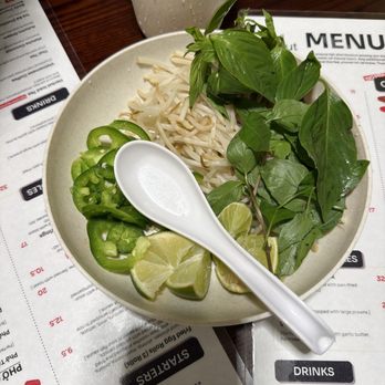 All About Pho - Need more limes - Vietnamese Near Me - Cerritos, California