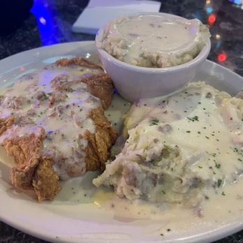 Bubba's 33 - Chicken Fried Steak and mashed potatoes and gravy - American Near Me - Waco, Texas Bubba's 33 - Chicken Fried Steak and mashed potatoes and gravy - American Near Me - Waco, Texas