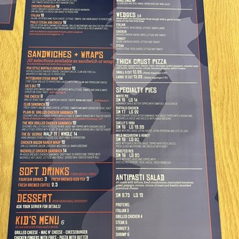 Noxs On 8 - Menu - Desserts Near Me - Allison Park, Pennsylvania