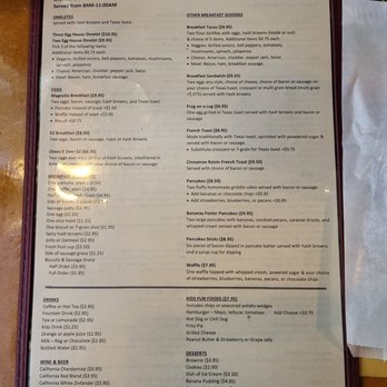 Tree House Cafe - Breakfast menu - Cafes Near Me - Magnolia, Texas Tree House Cafe - Breakfast menu - Cafes Near Me - Magnolia, Texas
