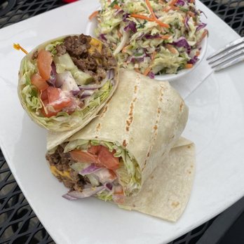 Buck Shots Bar and Grill - Hamburger Wrap - American Near Me - Clarkston, Michigan