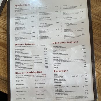 Sushi Town - Menu 2/2 - Sushi Bars Near Me - San Jose, California