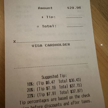 Barrels And Boards - My bill with the wrong suggested tips - Wine Bars Near Me - Groveland, Florida Barrels And Boards - My bill with the wrong suggested tips - Wine Bars Near Me - Groveland, Florida