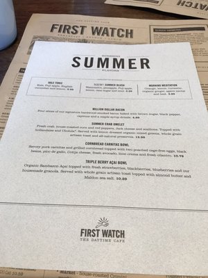 Menu photo 4 First Watch Exton, PA