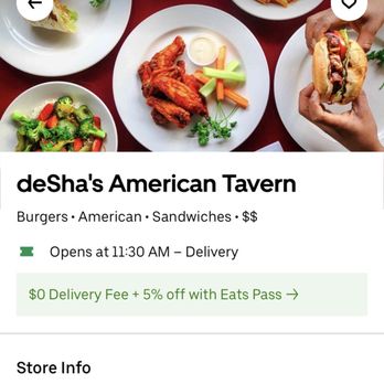 deSha's - Cincinnati - The ability to order from them using UberEats - American Near Me - Cincinnati, Ohio deSha's - Cincinnati - The ability to order from them using UberEats - American Near Me - Cincinnati, Ohio