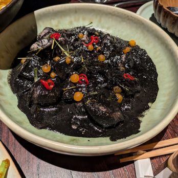 Narkara - Squid Ink & Salted Egg Yolk - Thai Near Me - New York, New York Narkara - Squid Ink & Salted Egg Yolk - Thai Near Me - New York, New York