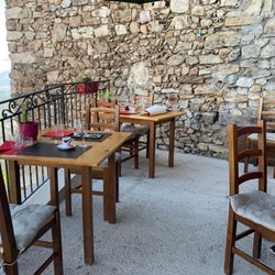 Auberge du Moulin - Terrasse avec vue