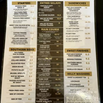 Paschal's Restaurant & Bar - Menu - Southern Near Me - Atlanta, Georgia Paschal's Restaurant & Bar - Menu - Southern Near Me - Atlanta, Georgia