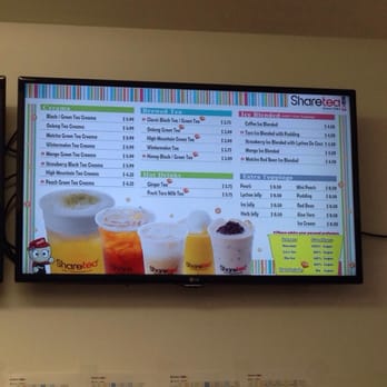 Rare Tea - Menu on 6/13/2014 - Bubble Tea Near Me - Berkeley, California