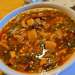 Tacos El Jalisciense - Menudo on a Monday, not bad.